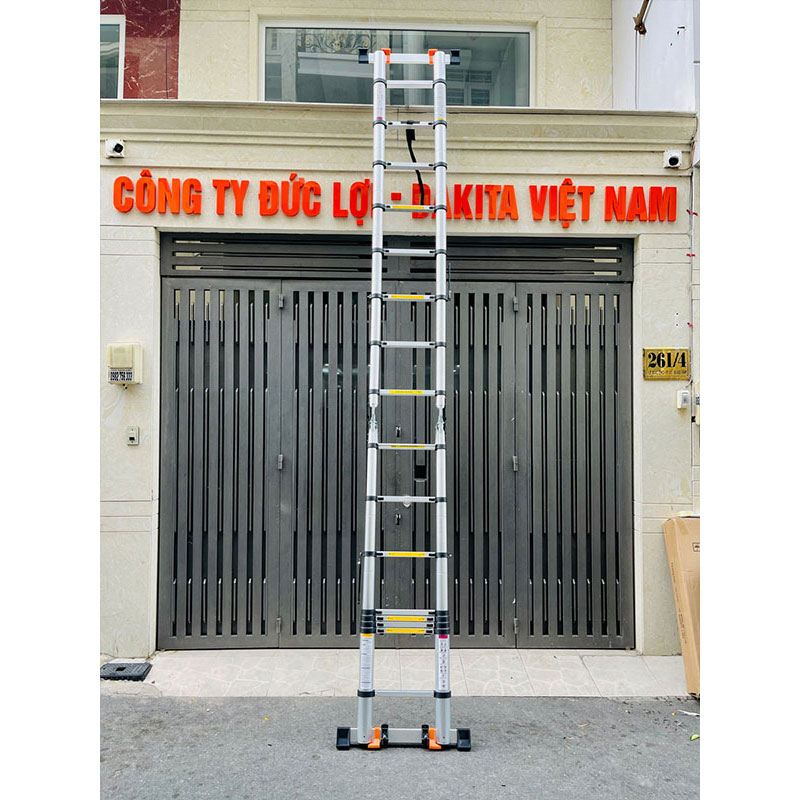 Thang rút đôi chữ A DAKITA DKT-250 [Chữ A: 2.5m Duỗi 5m]