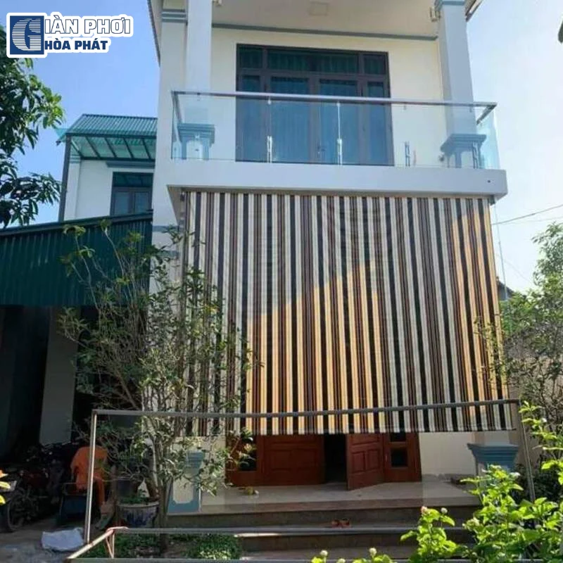 bạt che tự cuốn bạt che tự cuốn