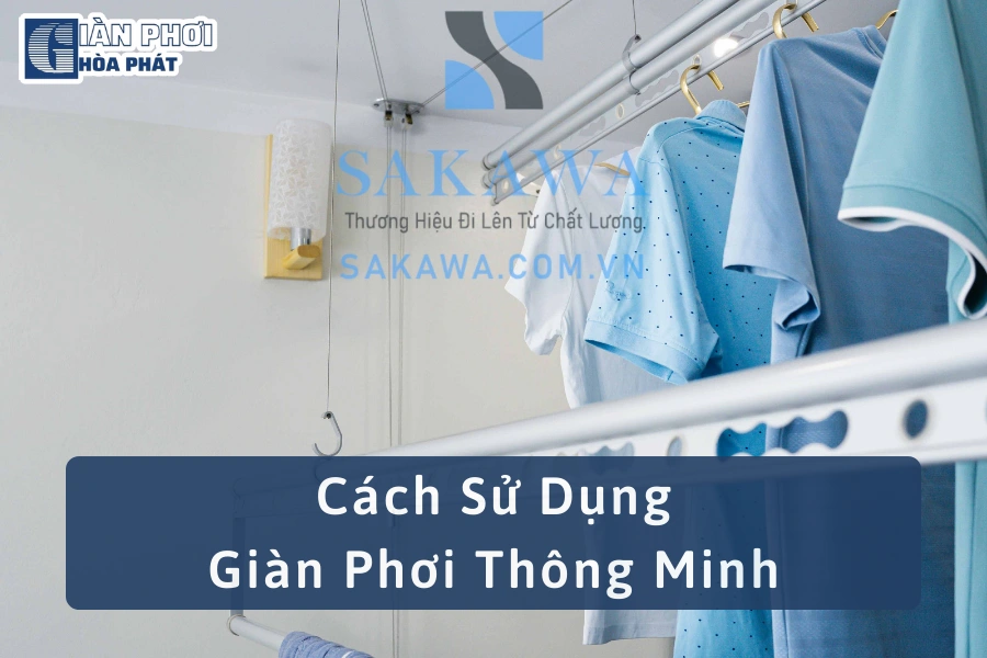 sử dụng giàn phơi thông minh